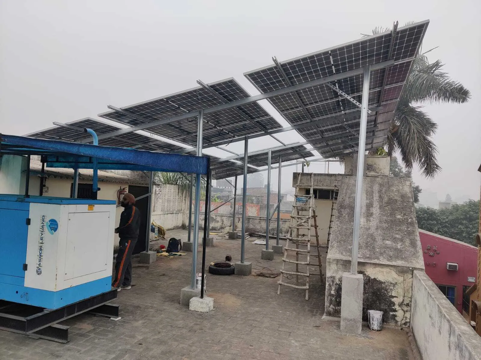 Solar Installation Progress