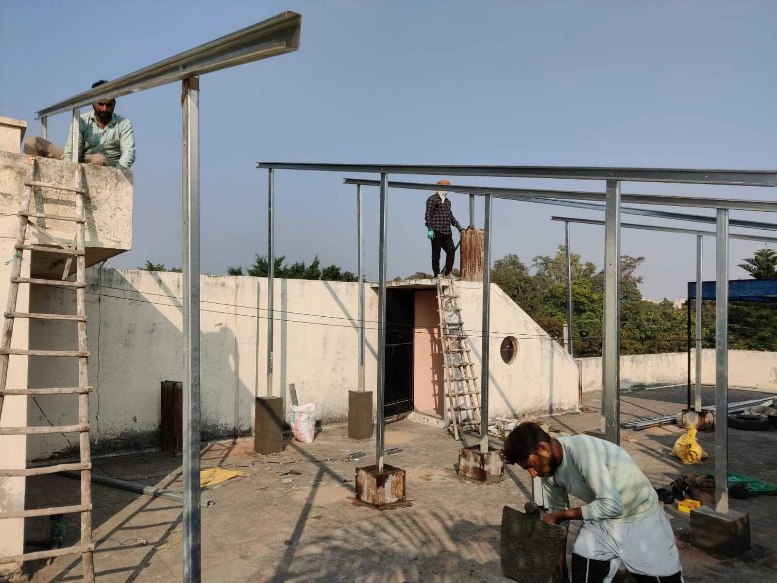 Solar Installation Progress